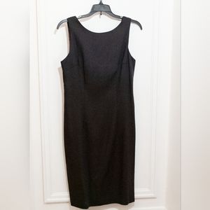 Jessica Howard Vintage Little Black Evening Dress 1980s Size 8